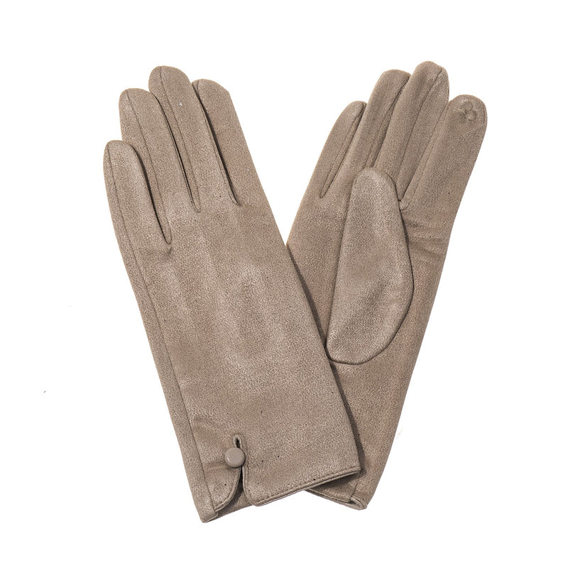 Menig Swêd - Llin | Faux Suede Gloves - Linen