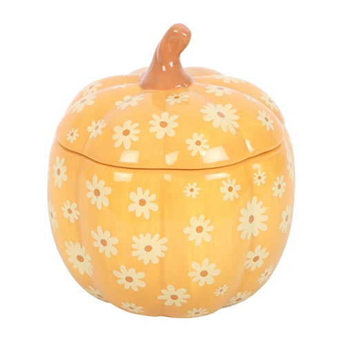 Llosgwr Olew - Pwmpen Blodeuog | Oil Burner - Floral Pumpkin
