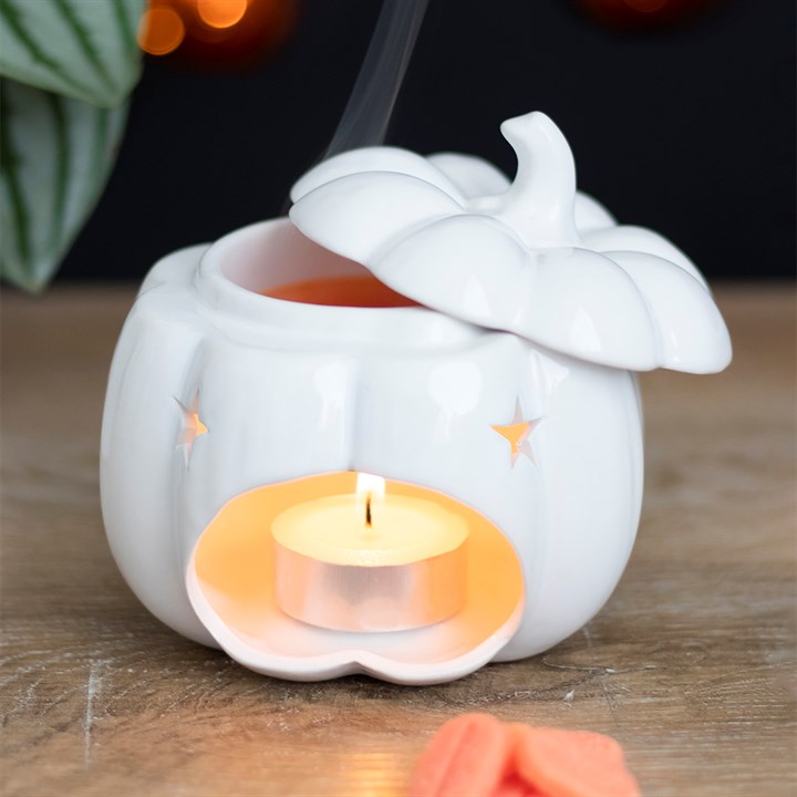 Llosgwr Olew - Pwmpen Wen | Oil Burner - White Pumpkin