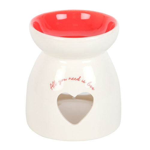 Llosgwr Olew - Cariad | Oil Burner - All You Need is Love