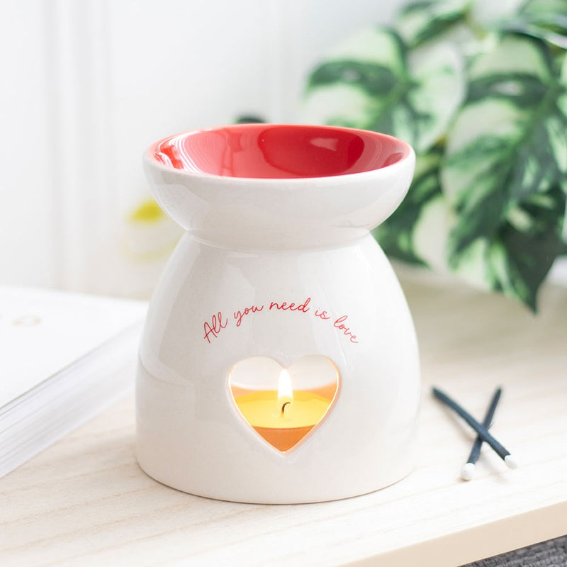 Llosgwr Olew - Cariad | Oil Burner - All You Need is Love