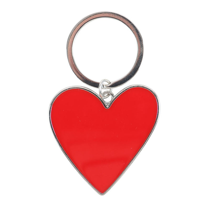 Modrwy Goriadau Calon Enamel | Enamel Heart Keyring