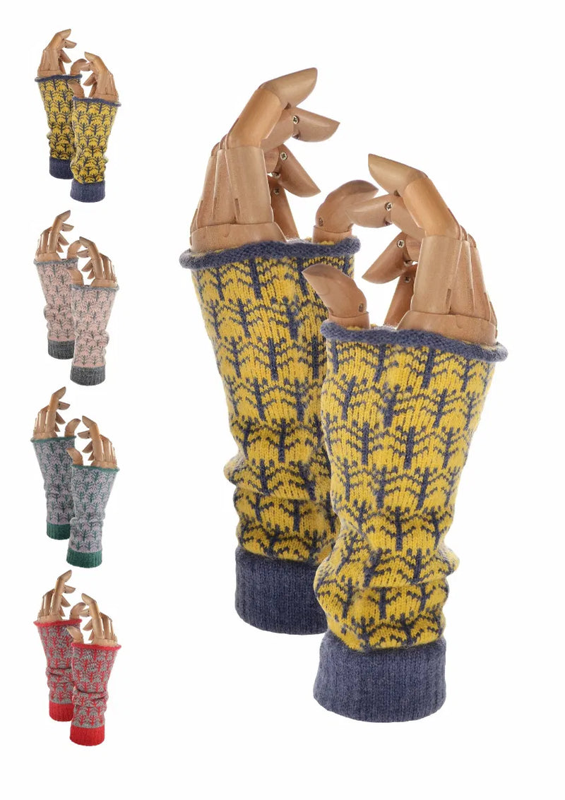 Cynheswyr Garddwn | Tree Wristies - Blue & Mustard
