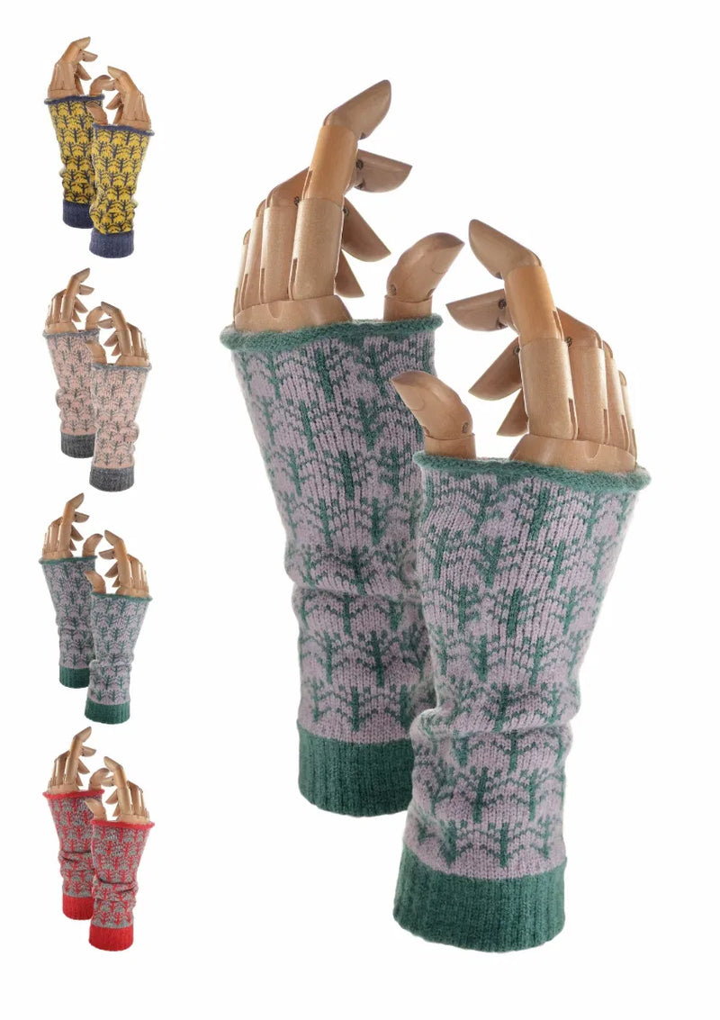 Cynheswyr Garddwn | Tree Wristies - Lilac & Teal