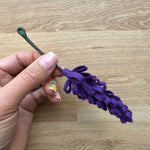 Pecyn Crefft Ffelt - Wisteria | Felt Flower Craft Kit - Wisteria