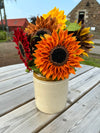 Pecyn Crefft Ffelt - Blodau Haul | Felt Flower Craft Kit - Van Gogh's Sunflowers