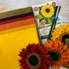 Pecyn Crefft Ffelt - Blodau Haul | Felt Flower Craft Kit - Van Gogh's Sunflowers
