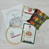 Pecyn Brodwaith Pwmpen | Pumpkin Sampler Embroidery Kit