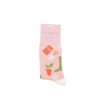 Sanau - Garddio | Miss Sparrow Socks - Gardening Gear Pink