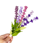 Pecyn Crefft Ffelt - Lafant | Felt Flower Craft Kit - Lavender