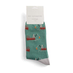 Sanau Dynion - Pysgota | Mr Heron Mens Socks - Gone Fishing