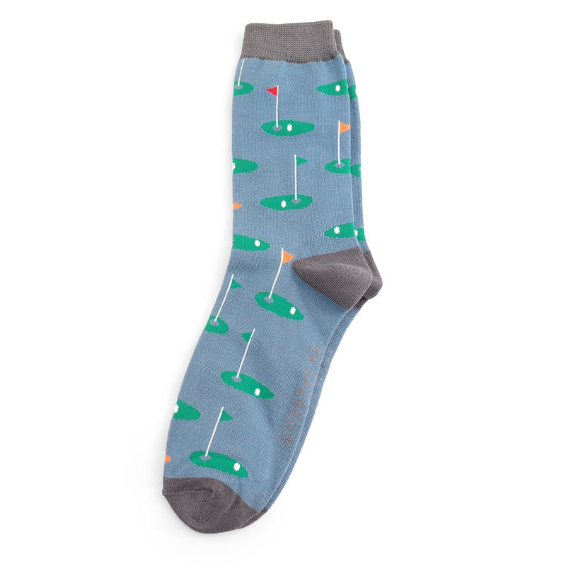 Sanau Dynion - Golff | Mr Heron Mens Socks - Golf