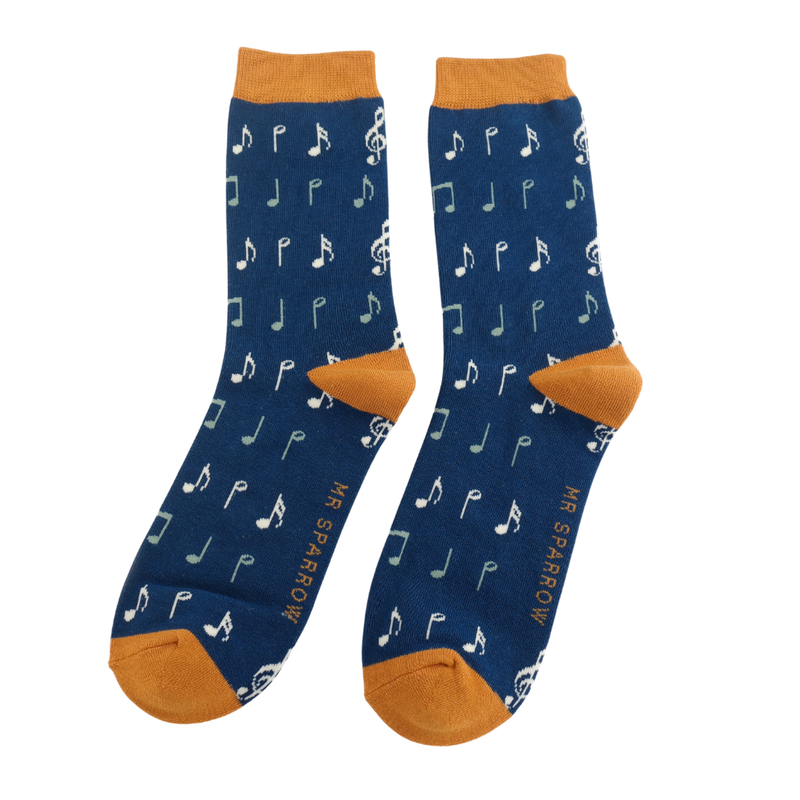 Sanau Dynion - Cerddoriaeth | Mr Heron Mens Socks - Music