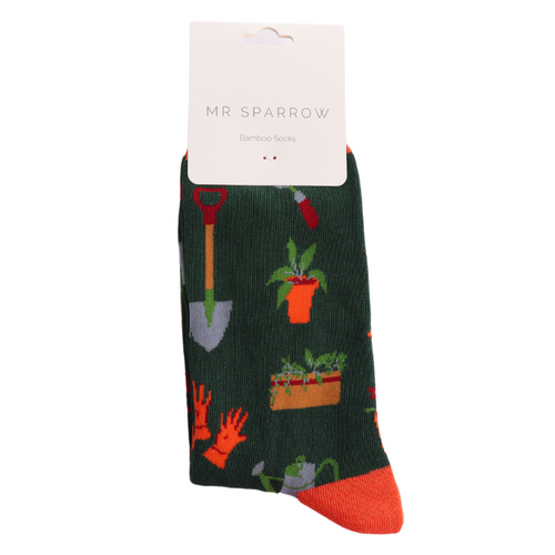 Sanau Dynion - Tŵls Garddio | Mr Heron Mens Socks - Gardner's Tools