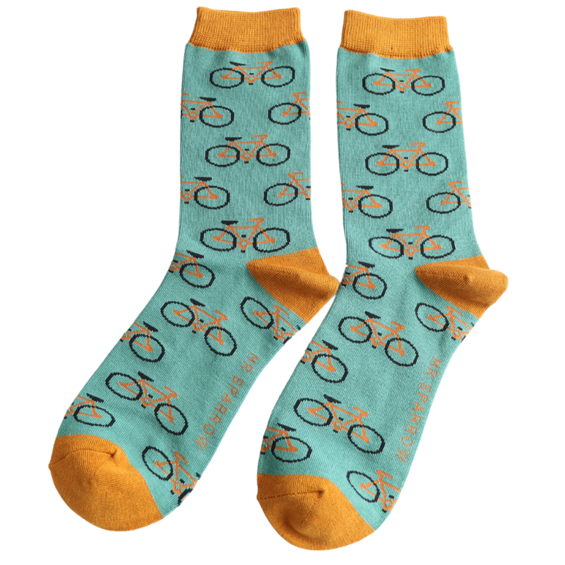 Sanau Dynion - Beics | Mr Heron Mens Socks - Bikes