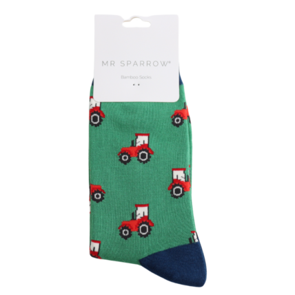 Sanau Dynion - Tractor | Mr Heron Mens Socks - Tractor