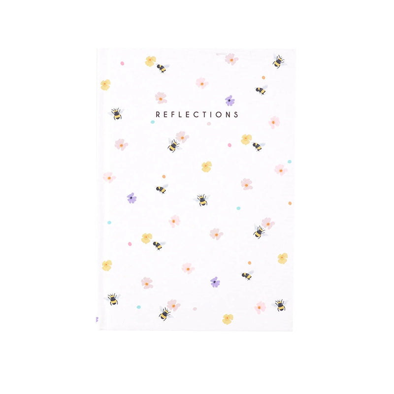Llyfr Nodiadu A5 - Gwenyn | A5 Notebook - Bees, Reflections
