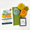 Pecyn Ffeltio Nodwydd - Pwmpenni Gwlanog | Needle Felting Craft Kit - Woolly Pumpkins