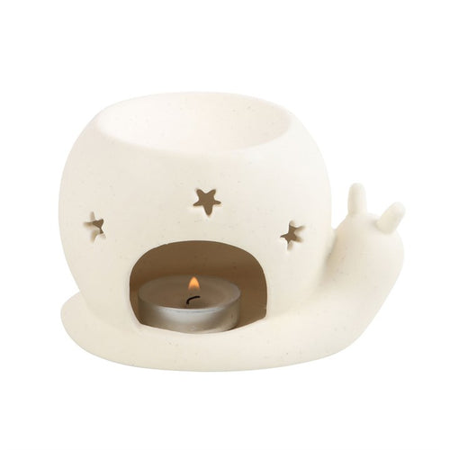 Llosgwr Olew - Malwen Wen | Oil Burner - White Smail