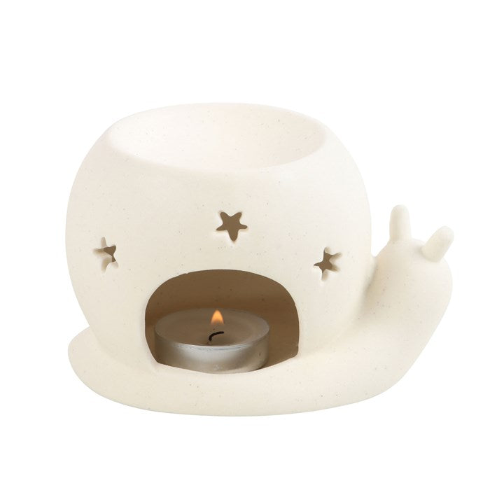Llosgwr Olew - Malwen Wen | Oil Burner - White Smail