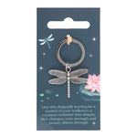 Modrwy Goriadau Gwas y Neidr | Dragonfly Keyring