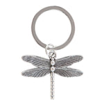 Modrwy Goriadau Gwas y Neidr | Dragonfly Keyring