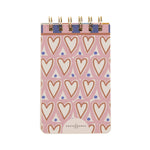 Llyfr Nodiadau | A Dopo Twin Wire Notepad - Hearts