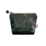 Pwrs Melfed - Saets | Velvet Purse - Dark Sage