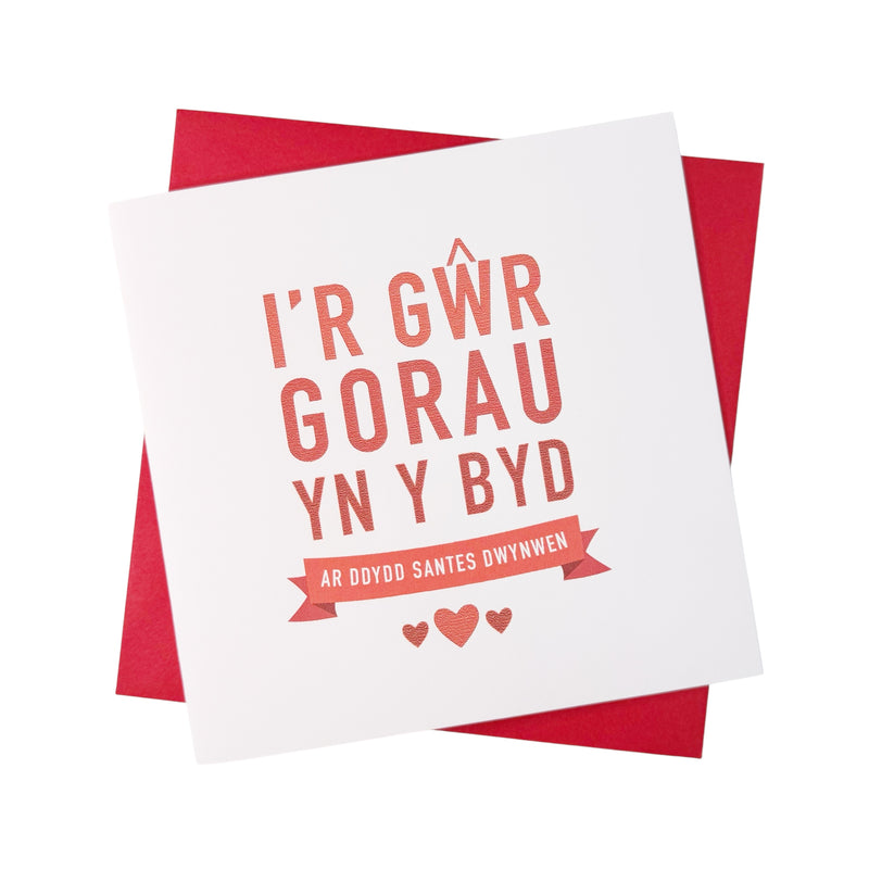 Cerdyn Dydd Santes Dwynwen - Dewi | St Dwynwen's Day Card - Dewi