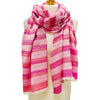 Sgarff Cotwm Nansi - Pinc | Nansi Cotton Scarf - Hot Pink