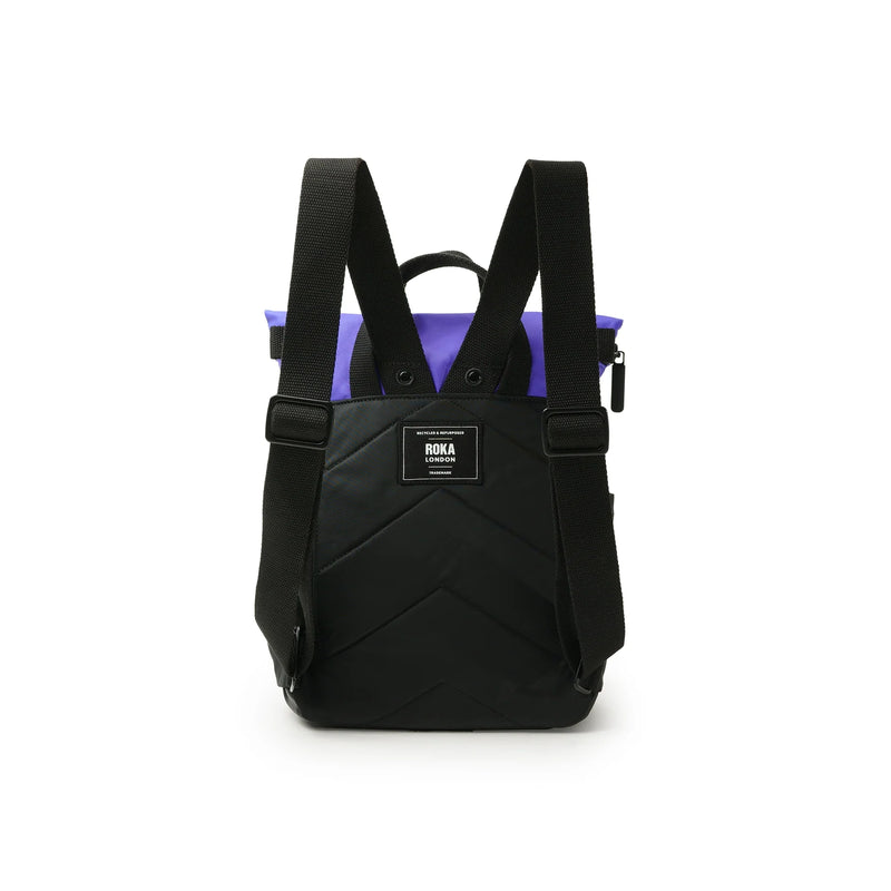 Bag Roka | ROKA Canfield B Small Creative Waste - Black & Simple Purple (Nylon)
