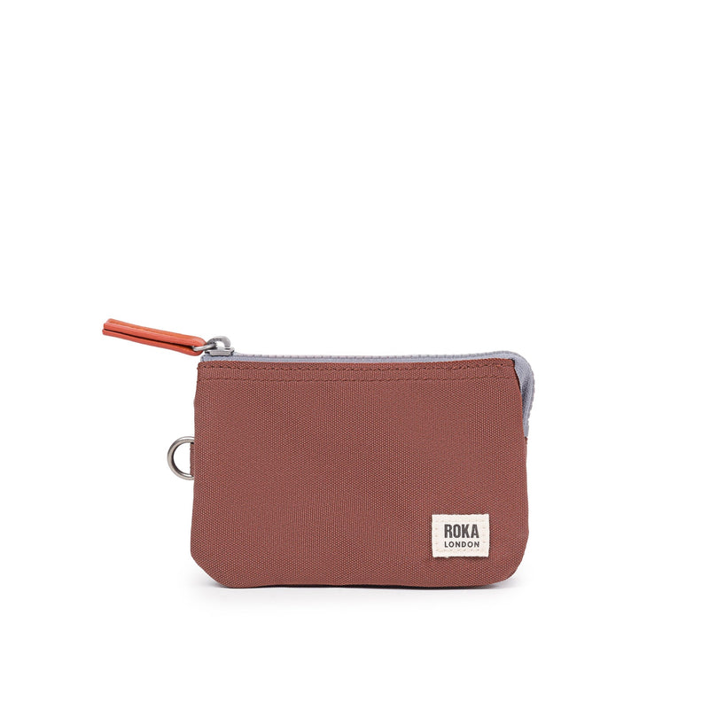 Pwrs Roka | ROKA Carnaby Small Sustainable Wallet - Coco (Canvas)