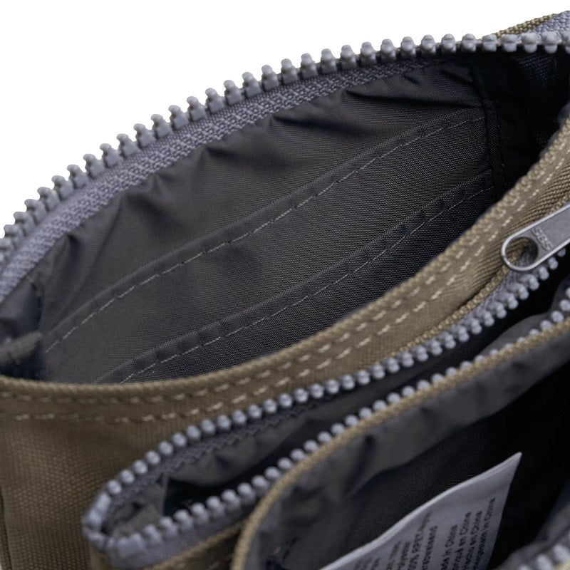 Pwrs Roka | ROKA Carnaby Small Sustainable Wallet - Taupe (Canvas)