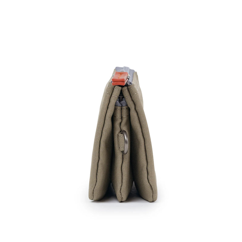 Pwrs Roka | ROKA Carnaby Small Sustainable Wallet - Taupe (Canvas)