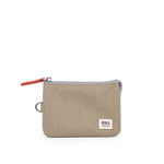 Pwrs Roka | ROKA Carnaby Small Sustainable Wallet - Taupe (Canvas)