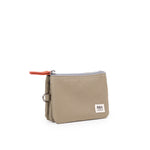 Pwrs Roka | ROKA Carnaby Small Sustainable Wallet - Taupe (Canvas)