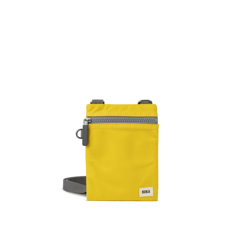 Bag Ffôn Chelsea Roka | ROKA Chelsea Phone Bag - Mustard (Sustainable Nylon)