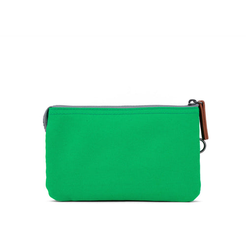 Pwrs Roka | ROKA Carnaby Small Sustainable Wallet - Green Apple (Canvas)