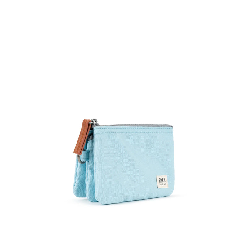 Pwrs Roka | ROKA Carnaby Small Wallet - Ice (Recycled Canvas)