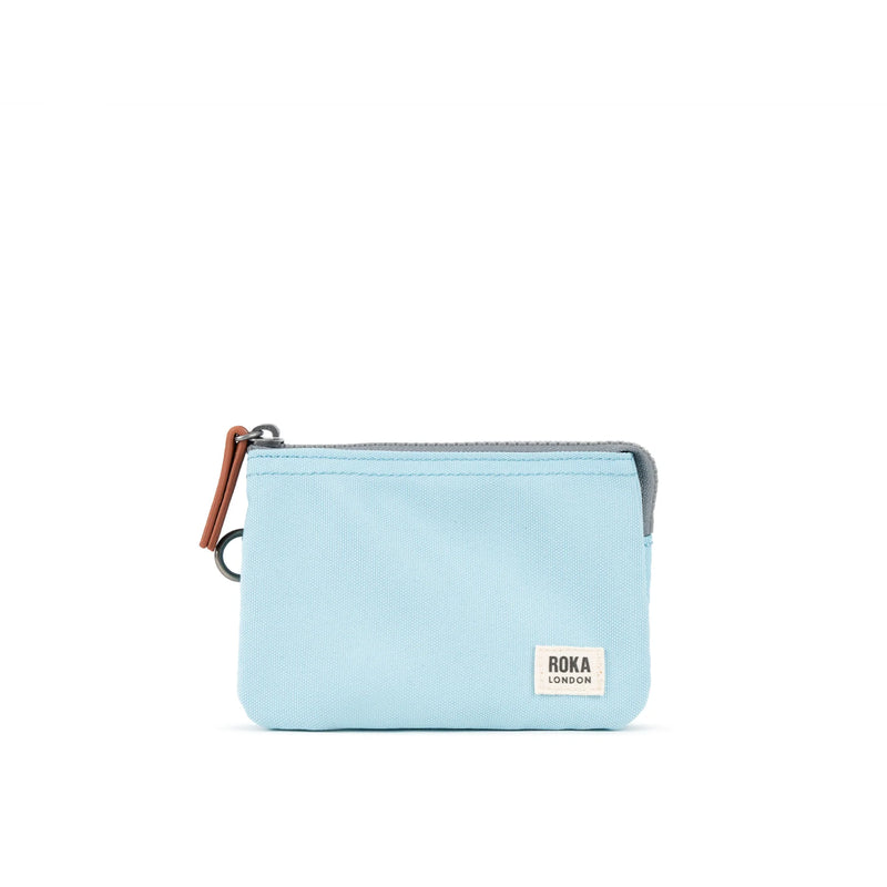 Pwrs Roka | ROKA Carnaby Small Wallet - Ice (Recycled Canvas)