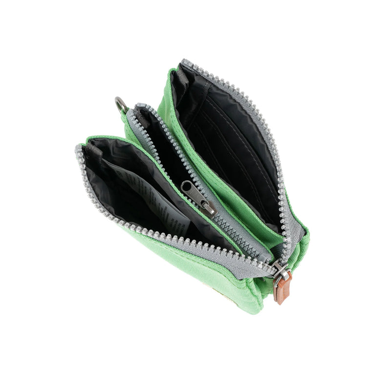 Pwrs Roka | ROKA Carnaby Small Wallet - Peppermint (Recycled Canvas)