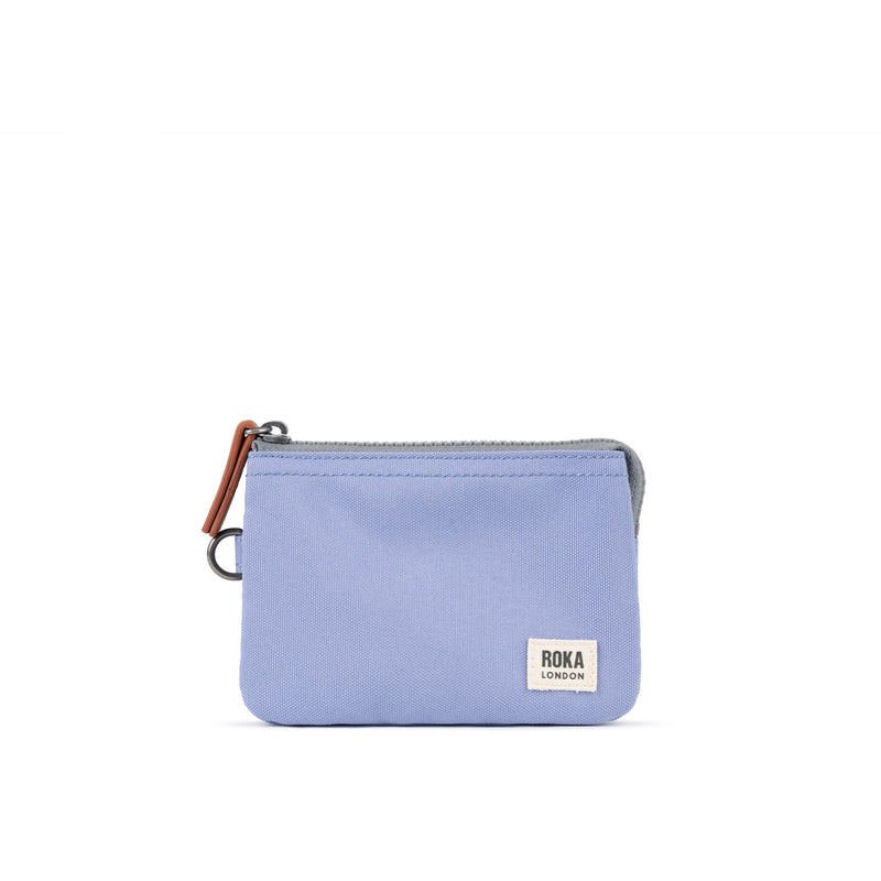 Pwrs Roka | ROKA Carnaby Small Wallet - Thistle (Recycled Canvas)