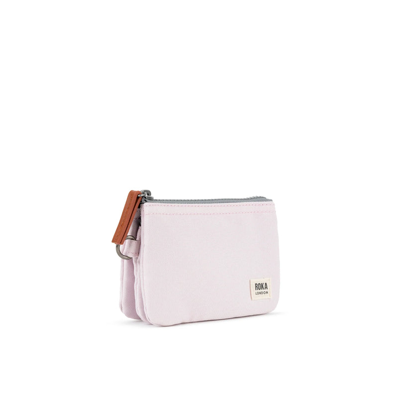 Pwrs Roka | ROKA Carnaby Small Wallet - Transcendent Pink (Recycled Canvas)