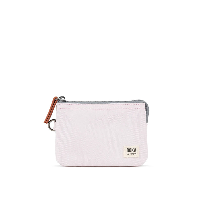 Pwrs Roka | ROKA Carnaby Small Wallet - Transcendent Pink (Recycled Canvas)
