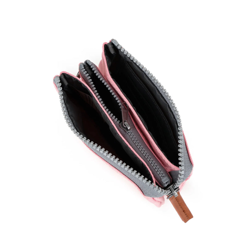Pwrs Roka | ROKA Carnaby Small Sustainable Wallet - Rose (Canvas)