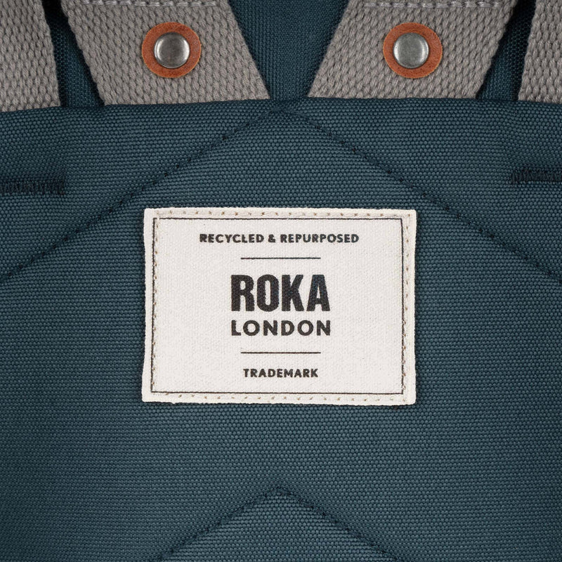 Bag Roka | ROKA Finchley A Small - Smoke (Recycled Canvas)