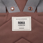 Bag Roka | ROKA Finchley A Small - Coco (Recycled Canvas)