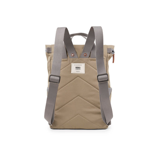 Bag Roka | ROKA Finchley A Medium - Taupe (Recycled Canvas)