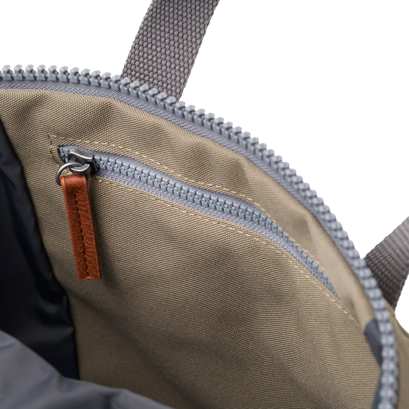 Bag Roka | ROKA Finchley A Small - Taupe (Recycled Canvas)