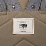 Bag Roka | ROKA Finchley A Medium - Taupe (Recycled Canvas)